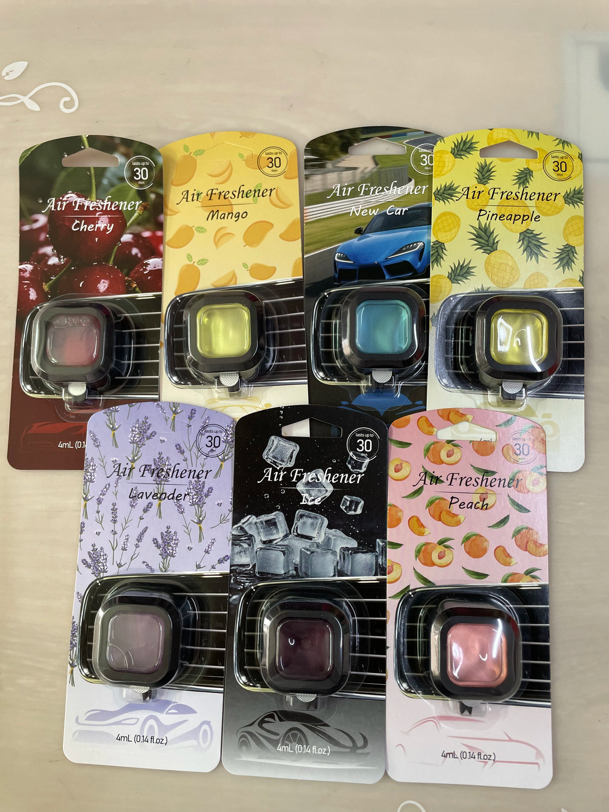 Difusor com fragrância para carro