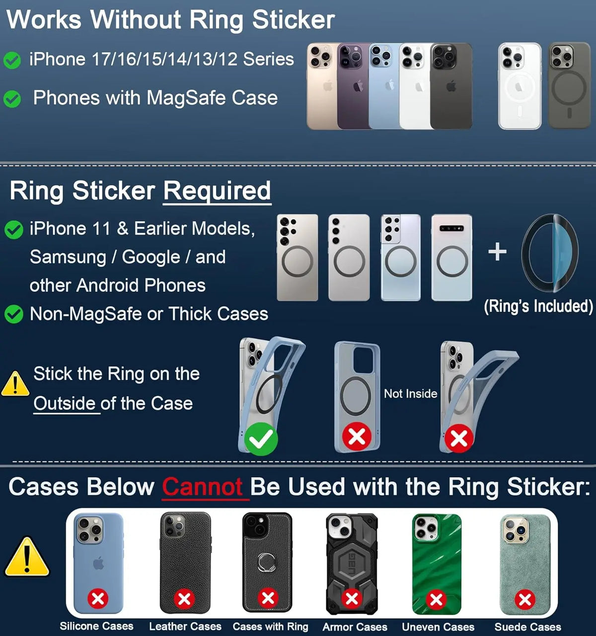 Suporte magnético de telemóvel para carro