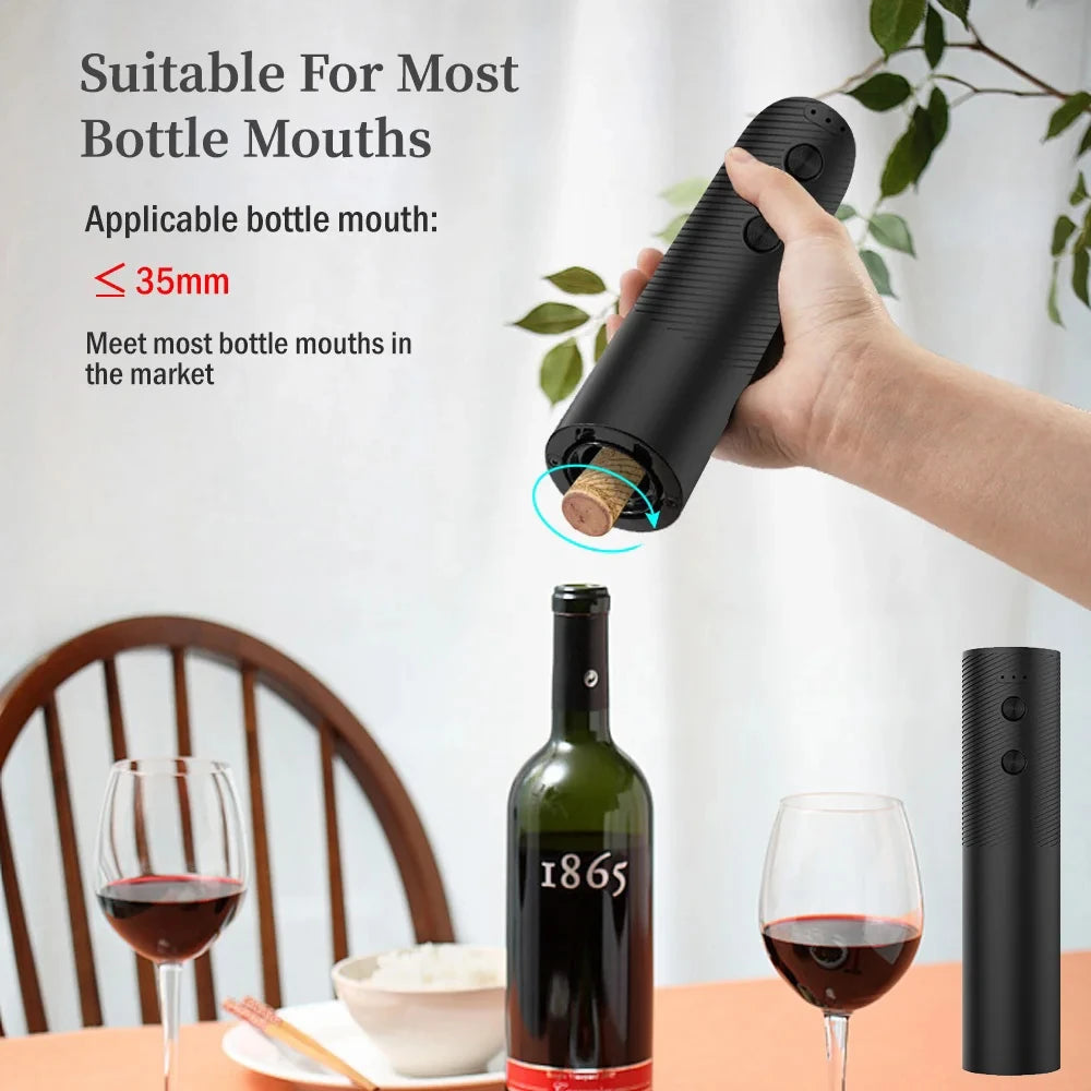 Abridor elétrico de garrafas de vinho