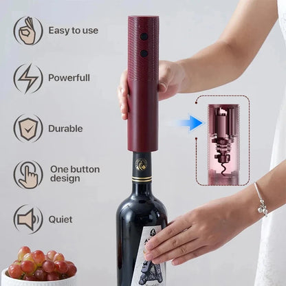 Abridor elétrico de garrafas de vinho
